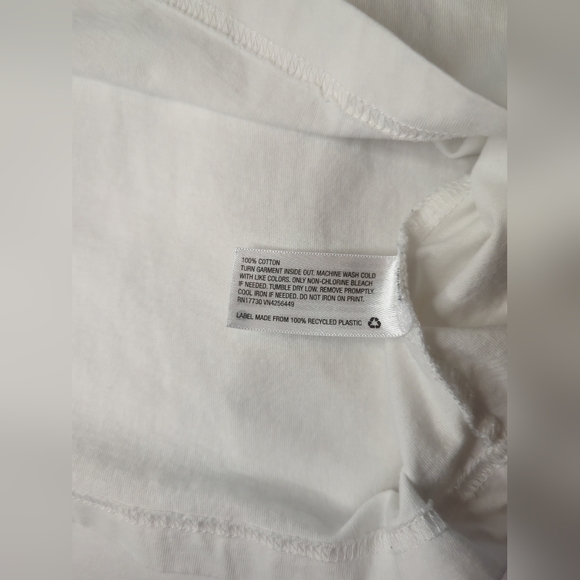 "Stay Fresh" Floral White T Shirt size M - Picture 15 of 16